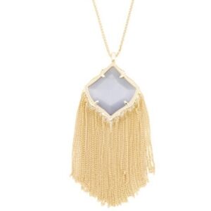 Kendra Scott NWT Adjustable length Fringed Necklace